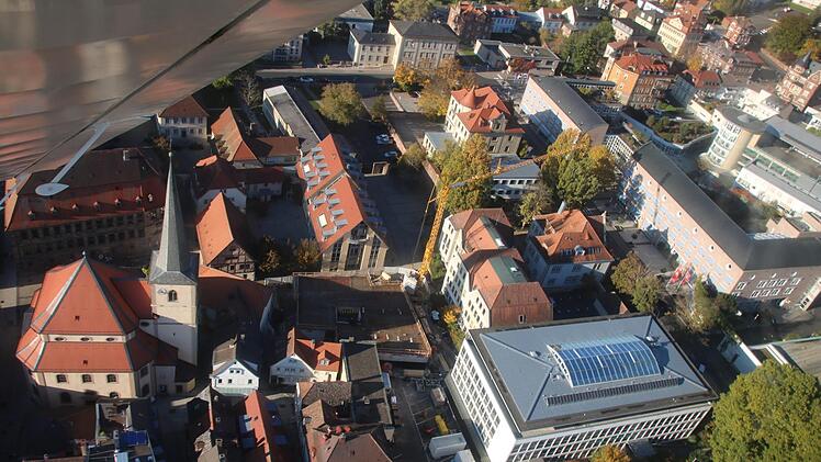 Das Landratsamt aus der Luft. Foto: Ralf Ruppert