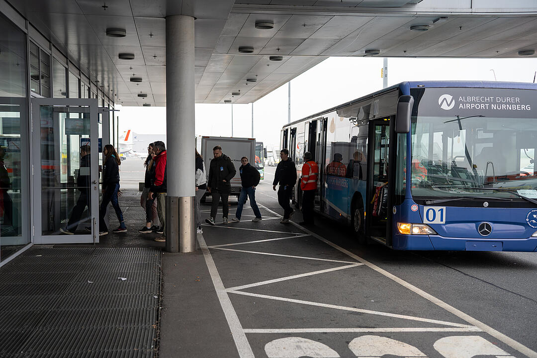Großübung am Nürnberger Flughafen