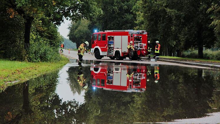 Überflutung in der Galgenfuhr Foto: Ferdinand Merzbach