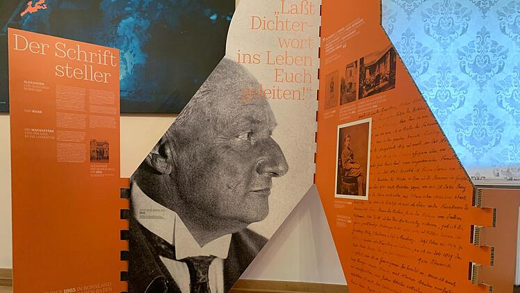 Der letzte Gleichen-Ru&szlig;wurm, Alexander der Schriftsteller, musste das Schloss mit seiner Frau verlassen. Foto: Kerstin V&auml;th