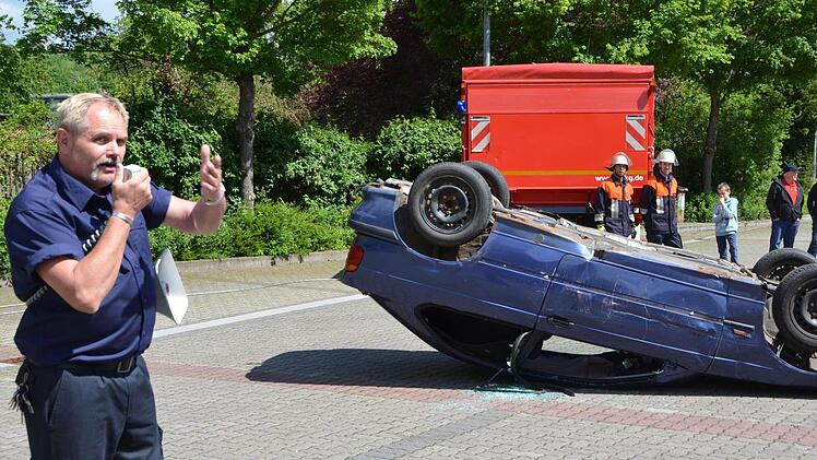 Schauübung. Foto: Peter Rauch