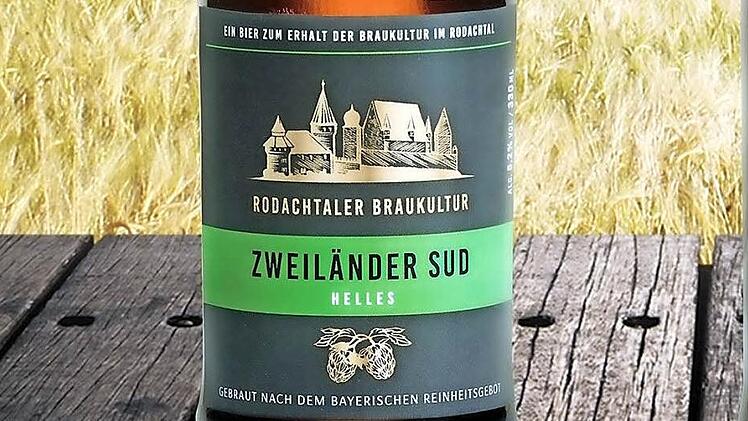 So schaut es aus, das Bier das die Initiative Rodachtal auf den Markt bringt. Wer wissen will, wie es schmeckt, kann es beim Bierfest in Seßlach am Samstag zum allerersten Mal probieren. Foto: Initiative Rodachtal