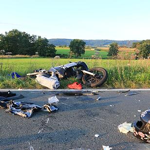 Kreis Forchheim: Junger Biker schwer verletzt