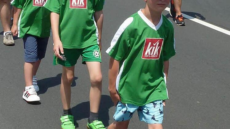 Der Nachwuchs des 1. FC Stockheim  Foto: Gerd Fleischmann