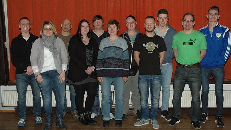 Den SV-Meilschnitz werden künftig diese Sportlerinnen und Sportler leiten. Foto: Edwin Meißinger