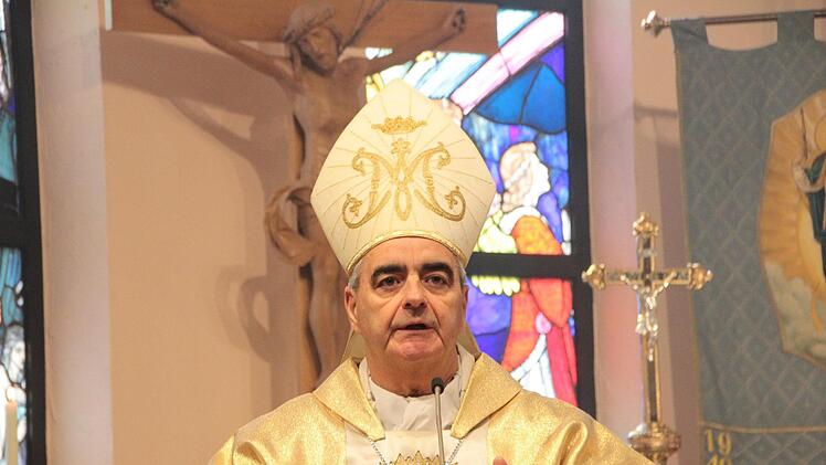 Festgottesdienst in der Begegnungsstätte Heroldsbach.  Josef Hofbauer