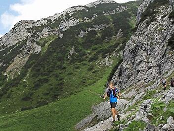 Der Thurnauer Christoph Lauterbach belegte beim Zugspitz-Lauf über die 60,7 Kilometer lange Strecke den beachtlichen 7. Platz. Foto: sportograf