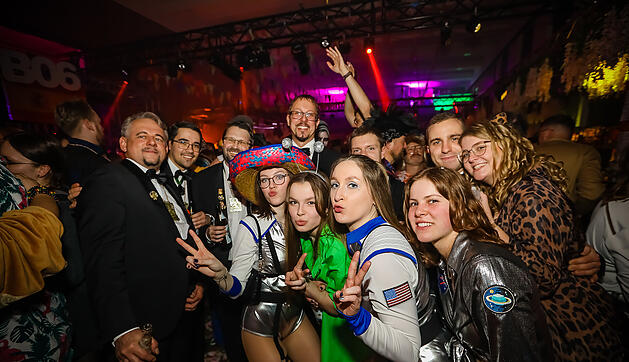 Beste Partystimmung in der Stadthalle