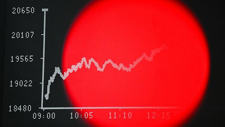 Dax-Kurve an der Frankfurter B&ouml;rse