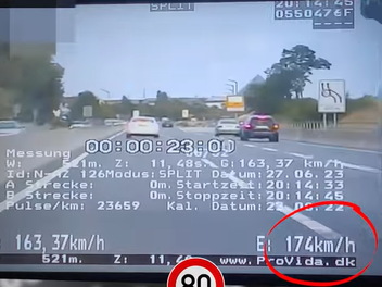 Raser auf Südwesttangente