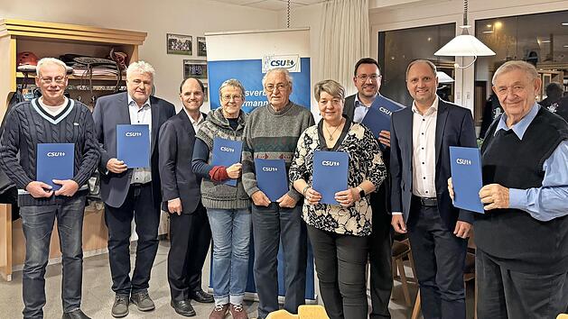 Bei der CSU Ebermannstadt standen Ehrungen an.