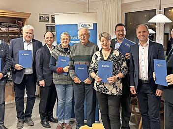 Bei der CSU Ebermannstadt standen Ehrungen an.