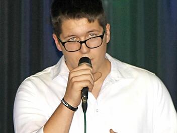 Nicht schlecht: Elias Haupt gefiel mit seinen Gesang-Solos.