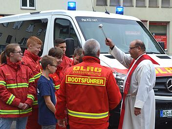Segnung der Geräte durch Pfarrer Gerd Greier Peter Rauch