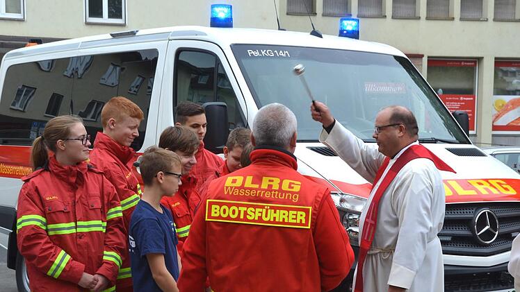 Segnung der Geräte durch Pfarrer Gerd Greier Peter Rauch