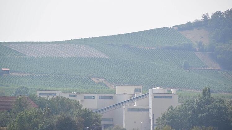 Knauf-Estrichwerk am Fuße des Tannenbergs bei Hüttenheim Foto: Ronald Rinklef