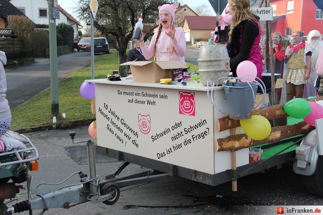 Faschingszug Oberhaid 2016