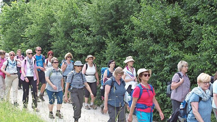 Wie in den Vorjahren werden sich am Samstag, 26. Mai, wieder etwa 200 Männer, Frauen und Kinder auf den langen Pilgerweg nach Gößweinstein begeben.  Foto: Alfred Thieret