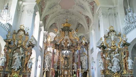 Am 2. Mai soll der Startschuss für die Innenrenovierung der Wallfahrtskirche Limbach fallen. Dabei wird auch der Altarraum neu gestaltet, wurde beim Neujahrsempfang angekündigt. Foto: Sabine Weinbeer
