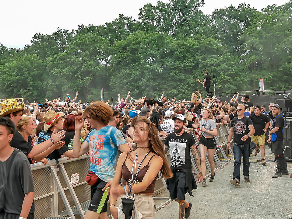 So heiß her ging es bei Rock im Park am Samstag - Stages Teil 2