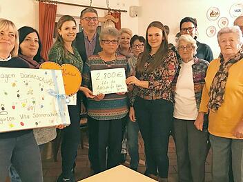 F&uuml;r jeden der sieben Kinderg&auml;rten im Gemeindegebiet gab es 400 Euro. Foto: privat