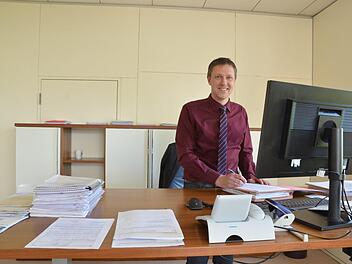 Marco Steiner von den Freien Wählern ist seit drei Jahren Bürgermeister von Rödental. Foto: Rainer Lutz