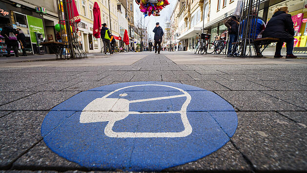 Corona, Maskenpflicht, Innenstadt