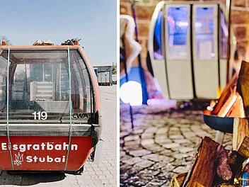 N&uuml;rnberg: Restaurant "Der Schwarze Adler" bietet besonderes G&auml;ste-Erlebnis - Essen in der Skigondel