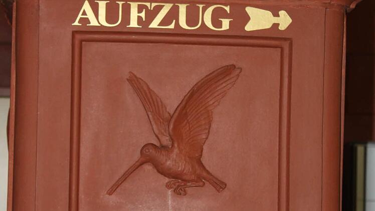 Detail an einem Pfeiler.