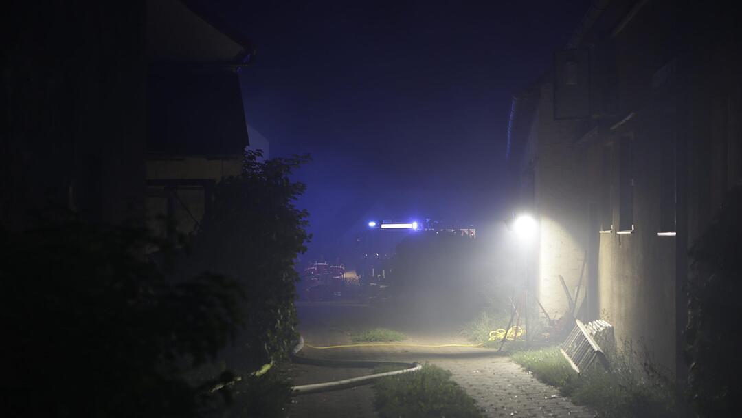 Scheunenbrand in Indernbuch
