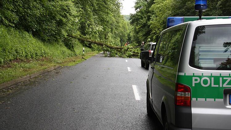 Auch die Polizei war vor Ort.