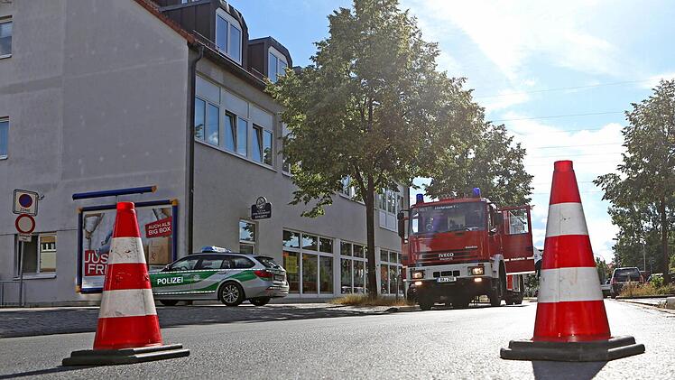 Ein kleiner Brand in einem Keller in der Adam-Krafft-Straße in Bamberg hat am Donnerstag einen Polizei- und Feuerwehreinsatz ausgelöst. Foto: News5 / Herse