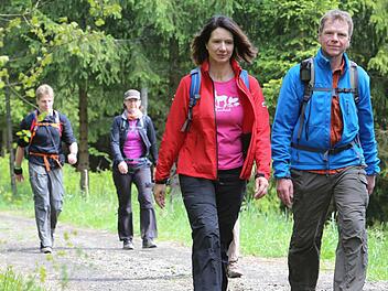 Nach 2014 kehrt der Frankenwald-Wandermarathon im kommenden Jahr in den Landkreis Kronach zurück. Start und Ziel wird dann in Tettau sein. Foto: Archiv/Barbara Herbst