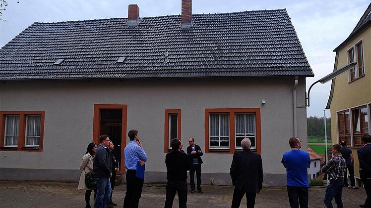 Ortstermin in Wartmannsroth  Foto: Gerd Schaar