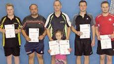 Herren B: K. Dinges (TSV Meeder), C. Schirm (TSV Bad Rodach), H. Weigandt mit Tochter (TSV Bad Rodach), F. Schott (TSV Meeder), J. Weisser (TSV Meeder).