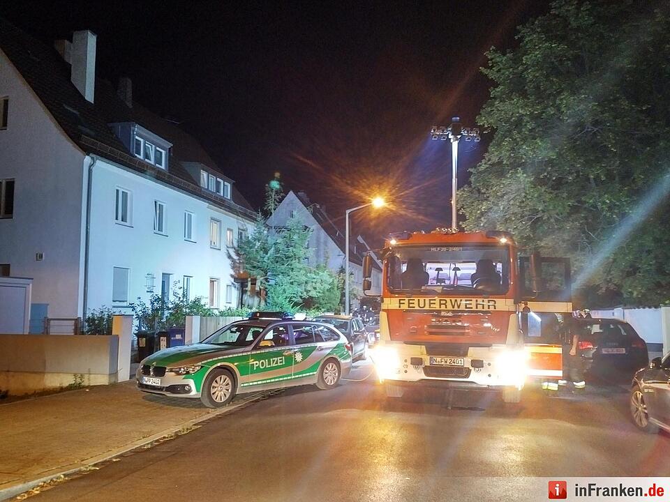 Mann bei Zimmerbrand in Nürnberg gestorben