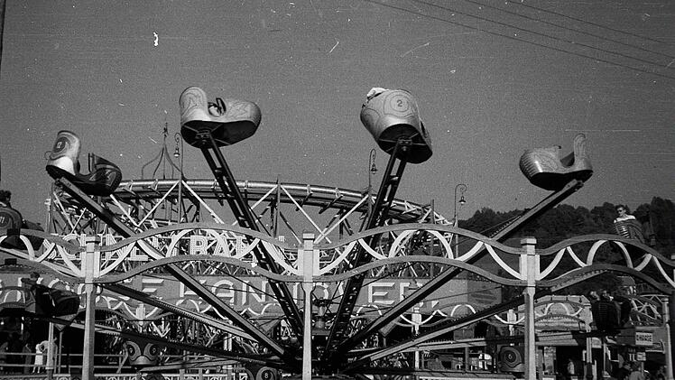 Schon 1950 ging es hoch hinaus. Foto: Stadtarchiv Kronach