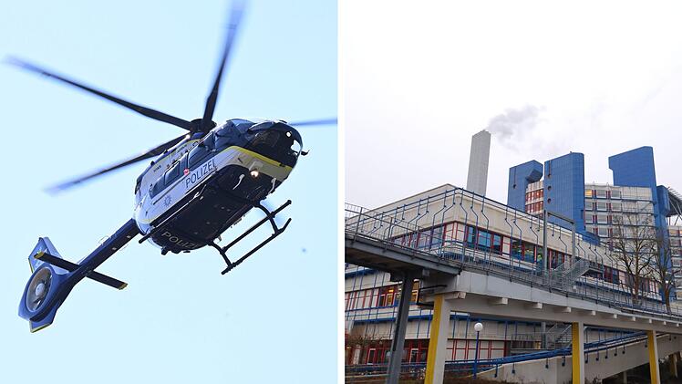 Polizeieinsatz am Klinikum Bamberg - Berichte &uuml;ber schwer bewaffnete Beamte