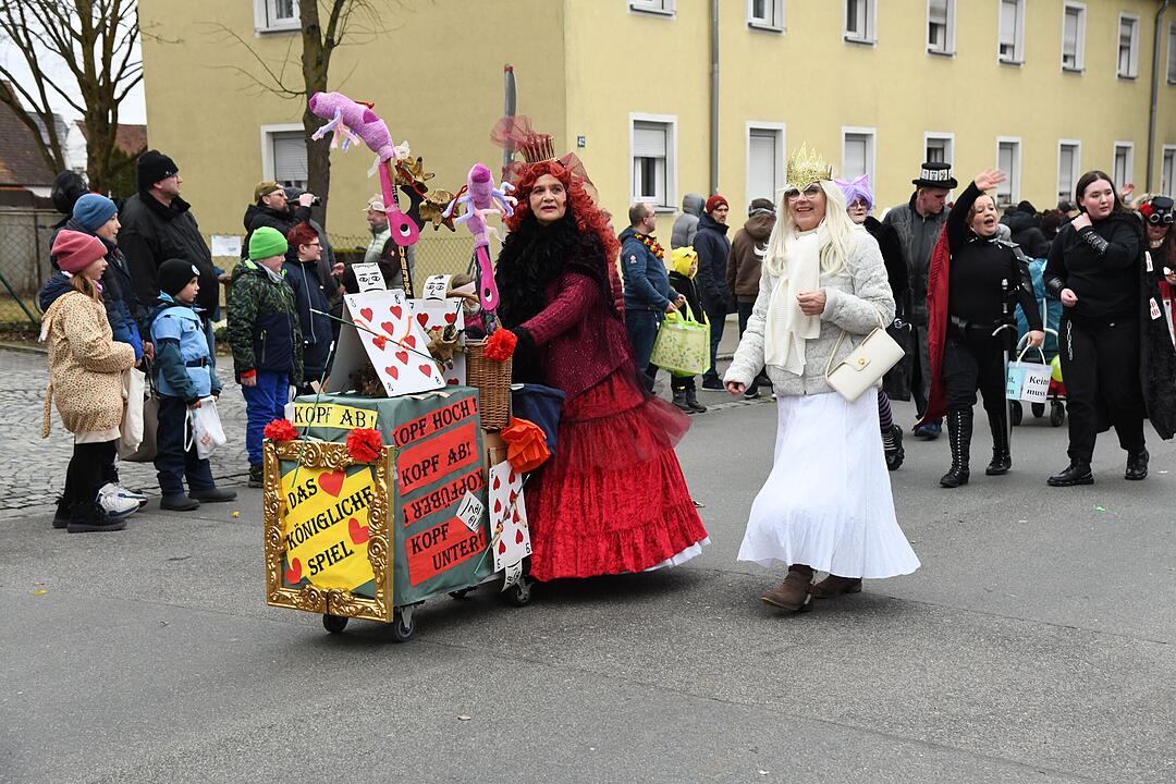 Faschingstreiben in der Gartenstadt.