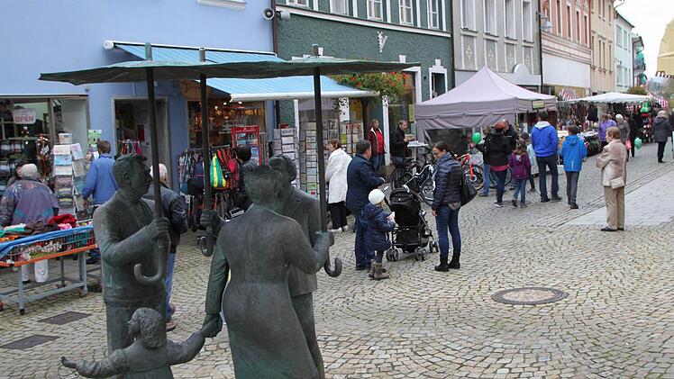 Fußgängerzone in Bad Brückenau Foto: Ulrike Müller