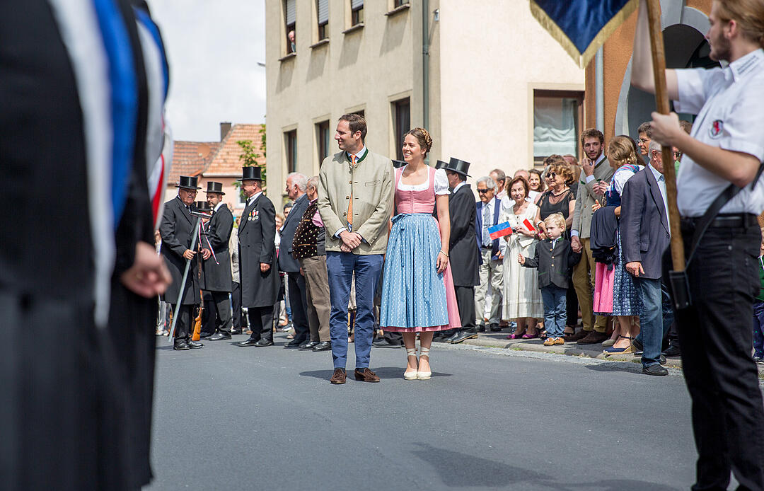Heimf&uuml;hrung der Braut des F&uuml;rsten Castell-R&uuml;denhausen