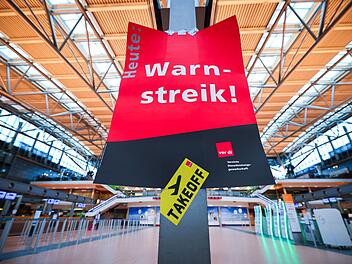 Warnstreiks an Flugh&auml;fen