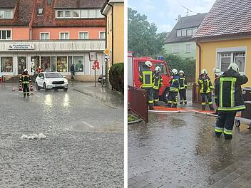 Notrufe in Frensdorf: Massive Gewitterzelle sorgt f&uuml;r mehrere Eins&auml;tze