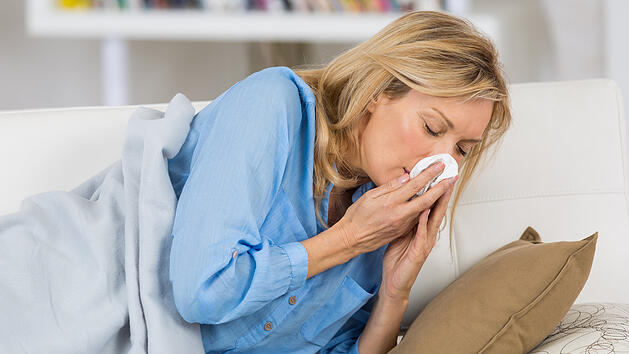Krank, Corona, Erkältung, Schnupfen