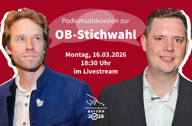 OB-Stichwahl in Bamberg: Glüsenkamp gegen Niedermaier im Livestream