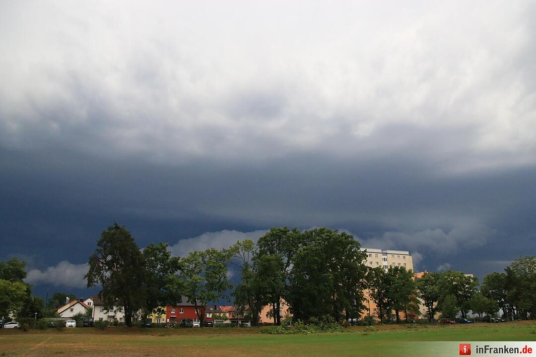 Massive Schäden nach Sturm in Bamberg