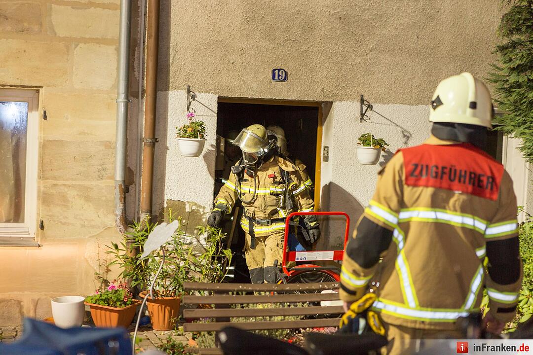 Brand in der Fürther Innenstadt