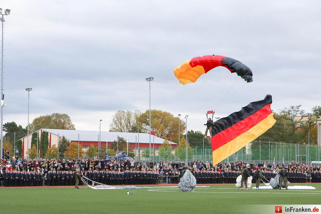 Bundespolizei-Anwärter in Bamberg vereidigt