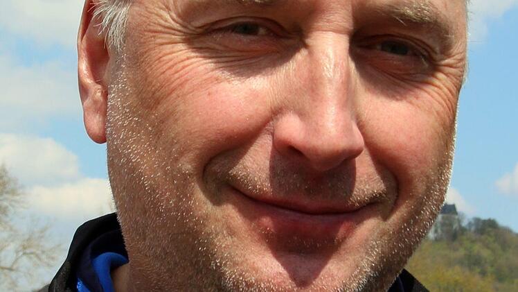 Knut Kling aus Thüringen lobte die gute Beschilderung der Radwege im Coburger Land. Foto: Bettina Knauth