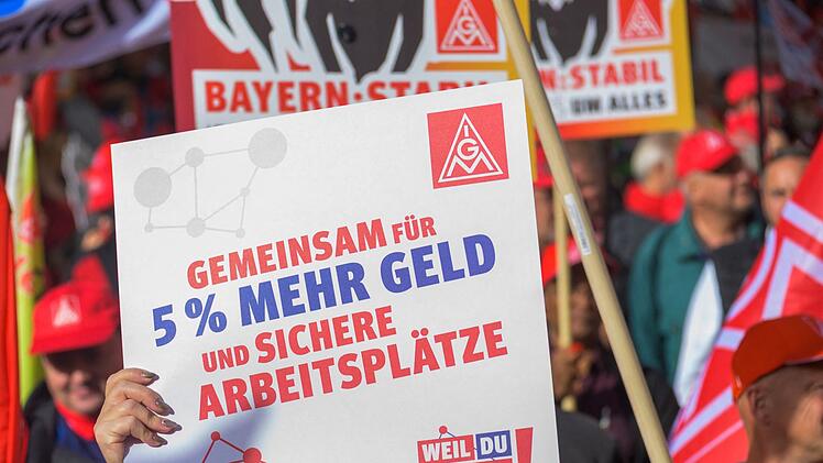 Kundgebung der IG Metall